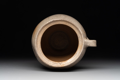 A collection of 9 German stoneware jugs, 16th C. and later