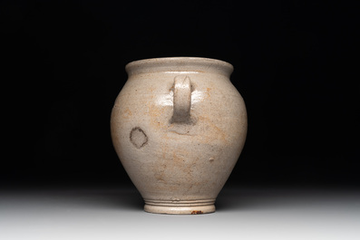 A collection of 9 German stoneware jugs, 16th C. and later