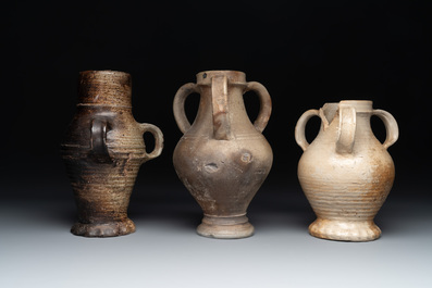 A study collection of German stoneware, 16/17th C.