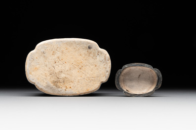 A Chinese famille rose tea caddy, two covered milk jugs and three vases, Yongzheng/Qianlong