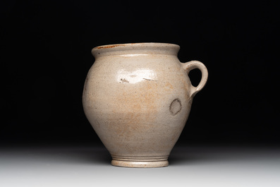 A collection of 9 German stoneware jugs, 16th C. and later