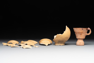 A 26-piece study collection of ceramics, a.o. Low Countries, Germany, Vietnam and Egypt, 13th C. and later