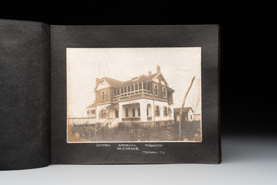 A photo album with the architectural inventory of the German enclave in Jinan (Tsinan Fou - Kai Fengou), 20th C.