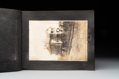 A photo album with the architectural inventory of the German enclave in Jinan (Tsinan Fou - Kai Fengou), 20th C.
