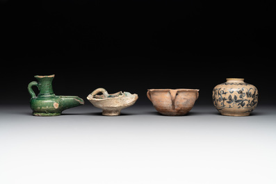 A 26-piece study collection of ceramics, a.o. Low Countries, Germany, Vietnam and Egypt, 13th C. and later