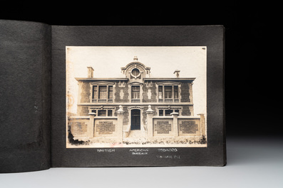 A photo album with the architectural inventory of the German enclave in Jinan (Tsinan Fou - Kai Fengou), 20th C.