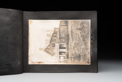 A photo album with the architectural inventory of the German enclave in Jinan (Tsinan Fou - Kai Fengou), 20th C.