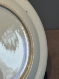 A pair of rare Chinese Canton famille rose armorial plates with the arms of Wight, ca. 1810