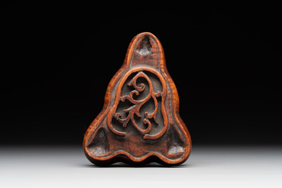 A rare Chinese bronze incense burner and cover in the shape of Liu Hai and a three legged toad, Ming