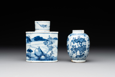 A collection of 22 Chinese blue, white and polychrome wares, Yongzheng and Ruo Shen Zhen Cang 若深珍藏 mark, Kangxi and later
