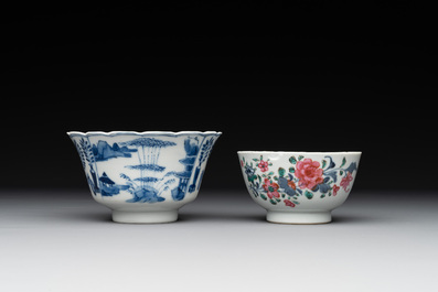 A collection of 22 Chinese blue, white and polychrome wares, Yongzheng and Ruo Shen Zhen Cang 若深珍藏 mark, Kangxi and later