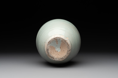 A collection of five Chinese celadon wares, Ming and later