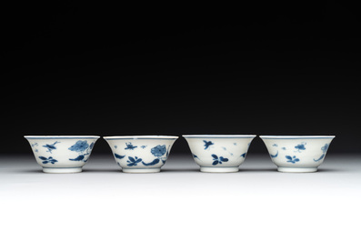 A collection of 22 Chinese blue, white and polychrome wares, Yongzheng and Ruo Shen Zhen Cang 若深珍藏 mark, Kangxi and later