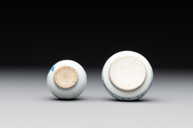A collection of 22 Chinese blue, white and polychrome wares, Yongzheng and Ruo Shen Zhen Cang 若深珍藏 mark, Kangxi and later