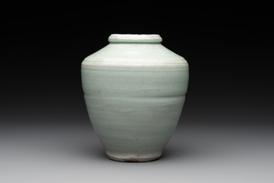 A collection of five Chinese celadon wares, Ming and later