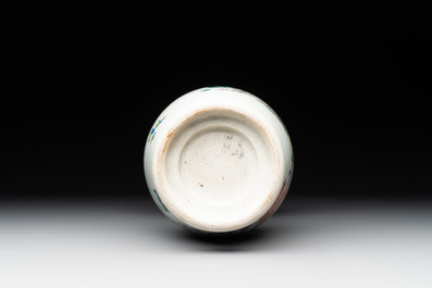 A fine Chinese famille rose 'magu' vase, Yongzheng