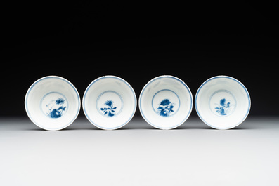 A collection of 22 Chinese blue, white and polychrome wares, Yongzheng and Ruo Shen Zhen Cang 若深珍藏 mark, Kangxi and later