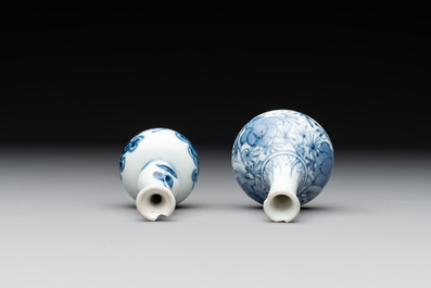 A collection of 22 Chinese blue, white and polychrome wares, Yongzheng and Ruo Shen Zhen Cang 若深珍藏 mark, Kangxi and later