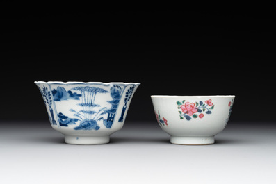 A collection of 22 Chinese blue, white and polychrome wares, Yongzheng and Ruo Shen Zhen Cang 若深珍藏 mark, Kangxi and later