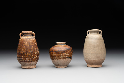 A collection of 11 Chinese and South-East Asian monochrome wares, 15th C. and later