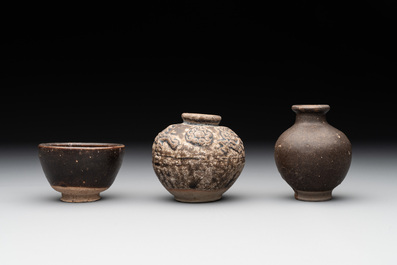 A collection of 11 Chinese and South-East Asian monochrome wares, 15th C. and later