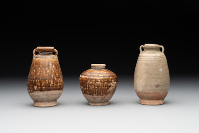 A collection of 11 Chinese and South-East Asian monochrome wares, 15th C. and later