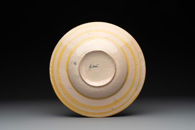 An Italian maiolica istoriato dish with Diana and Actaeon, Urbino, ca. 1550
