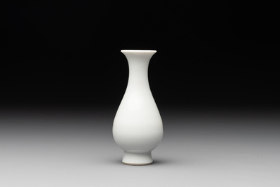 A Chinese grisaille 'Taoist' vase and a fitted box, Yongzheng mark and of the period