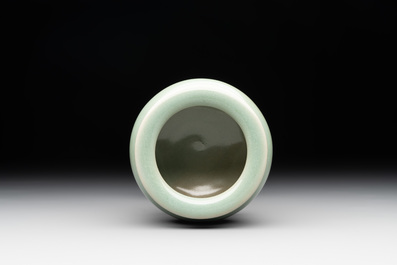 A Chinese Longquan celadon tripod censer, Song
