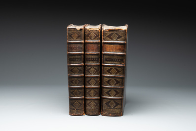 Chronyke van Vlaenderen, a chronicle of Flanders in three volumes, Flanders, 1726-1736
