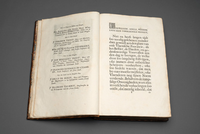 Chronyke van Vlaenderen, a chronicle of Flanders in three volumes, Flanders, 1726-1736