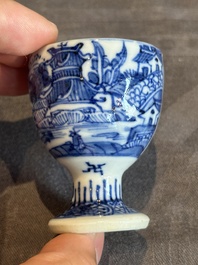 A collection of 22 Chinese blue and white wares, Ruo Shen Zhen Cang 若深珍藏 mark, 19/20th C.