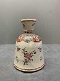 A Chinese famille rose hookah base with floral design for the Islamic market, Qianlong