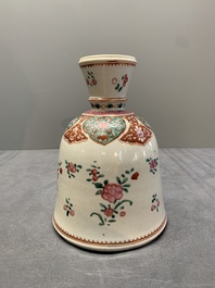 A Chinese famille rose hookah base with floral design for the Islamic market, Qianlong
