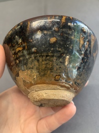 A Chinese Jizhou tortoiseshell-glazed tea bowl, Southern Song
