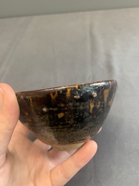 A Chinese Jizhou tortoiseshell-glazed tea bowl, Southern Song