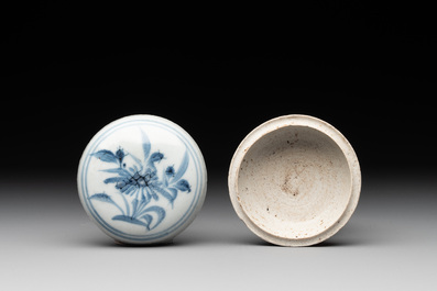 A varied collection of nine Chinese blue and white wares, Ming and later