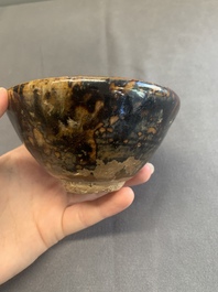 A Chinese Jizhou tortoiseshell-glazed tea bowl, Southern Song