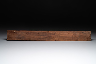 Five Baroque and Rococo wooden carvings and a fine farini&egrave;re or flour box, Flanders and France, 18th C.