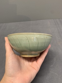 A collection of five Chinese celadon wares, Ming and later