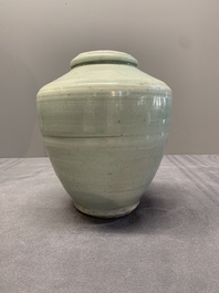 A collection of five Chinese celadon wares, Ming and later