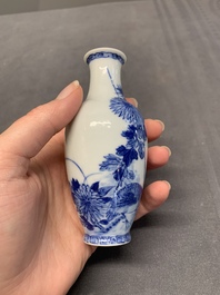 Seven Chinese blue, white and doucai vases, Wanli/Yongzheng/Qianlong mark, 19th C.