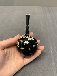 Five various Chinese monochrome miniature vases, 19th C.