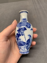Seven Chinese blue, white and doucai vases, Wanli/Yongzheng/Qianlong mark, 19th C.