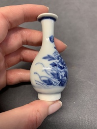 Seven Chinese blue, white and doucai vases, Wanli/Yongzheng/Qianlong mark, 19th C.