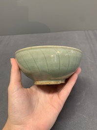 A collection of five Chinese celadon wares, Ming and later