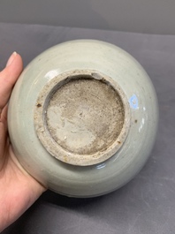 A collection of five Chinese celadon wares, Ming and later