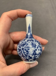 Seven Chinese blue, white and doucai vases, Wanli/Yongzheng/Qianlong mark, 19th C.