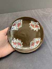 A varied collection of Chinese blue and white, and famille rose tea wares, Qianlong