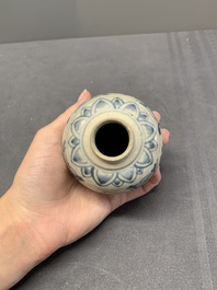 A collection of five Chinese blue and white jarlets, Yuan